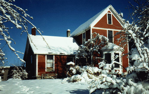 The Freed House in Winter